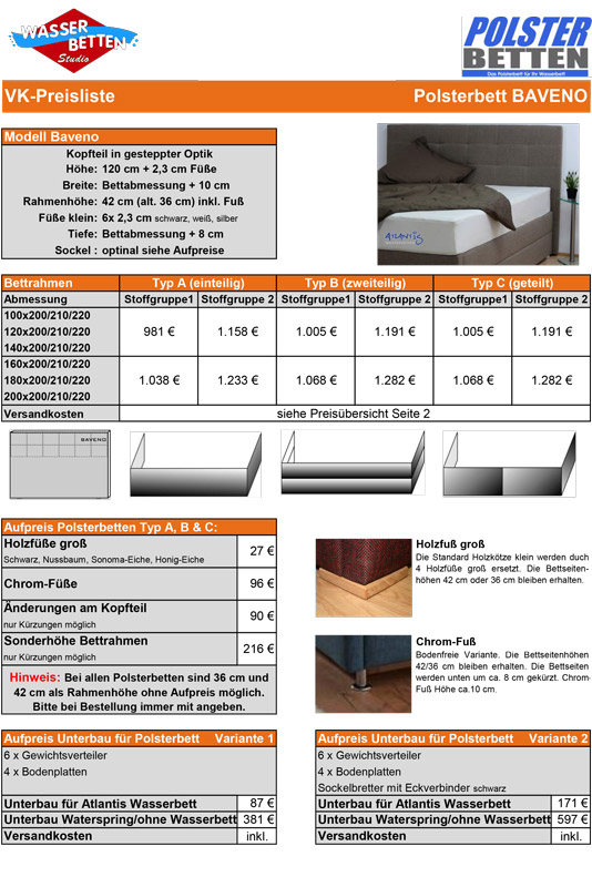 Polsterbetten