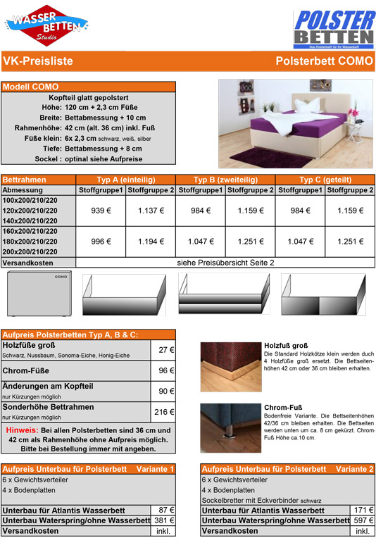 Polsterbetten