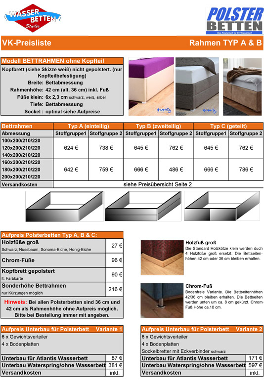 Polsterbetten